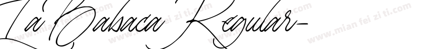 La Babaca Regular字体转换